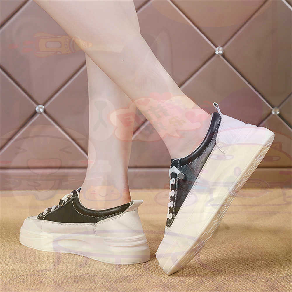Street Fashion Vietnam - LACE-up Chunky Loafers ผู้หญิงสเก็ตบอร์ดกีฬารองเท้าตะกร้ารองเท้าผ้าใบจริงแบบพกพาข่าวตะกร้า Teni ที่มีคุณภาพสูง