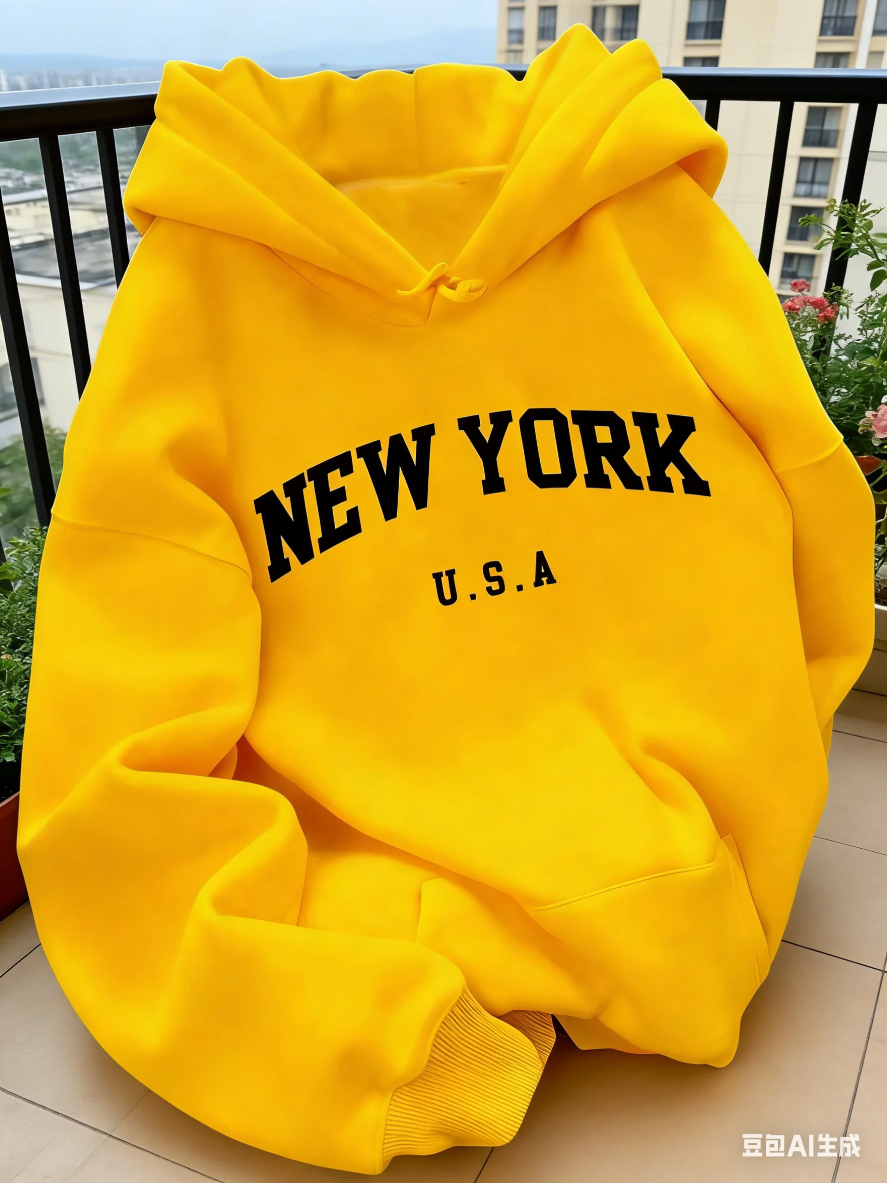 High Street Fashion New York - เสื้อฮู้ดผู้หญิง สไตล์ลำลอง ตัวอักษร NEW YORK USA