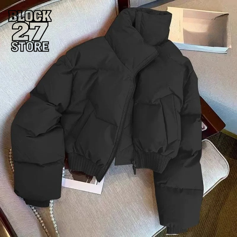 Street Fashion Jacket Men - เสื้อแจ็คเก็ตผู้ชายฤดูหนาว คลาสสิก ทรงหลวม หนา บุผ้าฝ้าย เสื้อโค้ทกันหนาว
