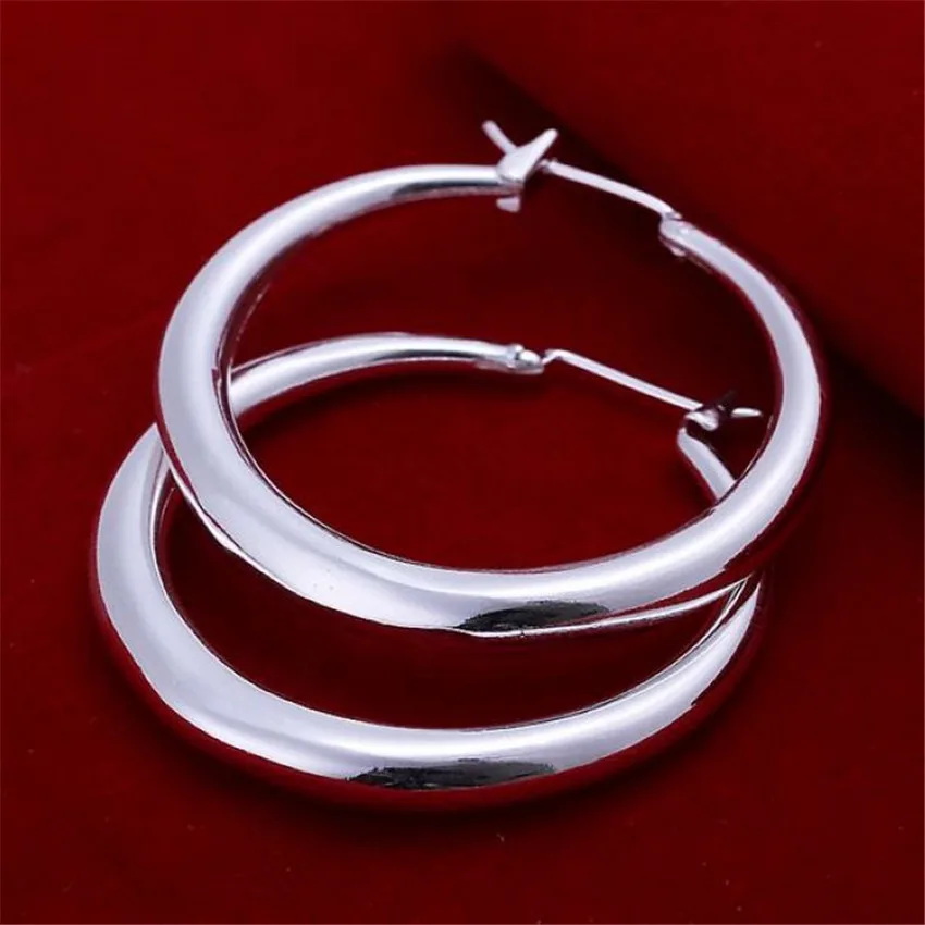 Street Fashion Earrings - หรูหรา 925 เงินสเตอร์ลิง Y2k 3.5 ซม.ต่างหูแฟชั่นสตรีท