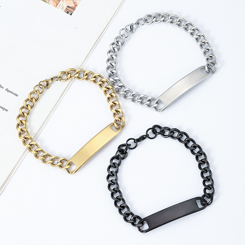 HNSP 7MM สแตนเลสสตีลสร้อยข้อมื - Street Fashion Shanghai บทวิจารณ์และราคา