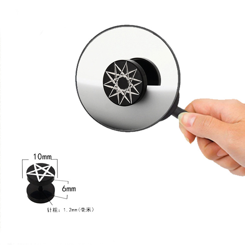 1 ชิ้น Street pop Punk ผู้หญิง - Street Fashion Earrings บทวิจารณ์และราคา