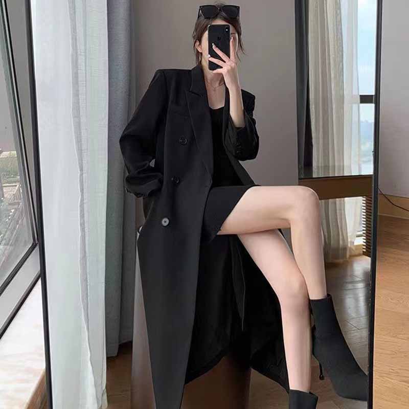 FANAN Elegant Long Trench Coat - Street Fashion Jacket Men บทวิจารณ์และราคา