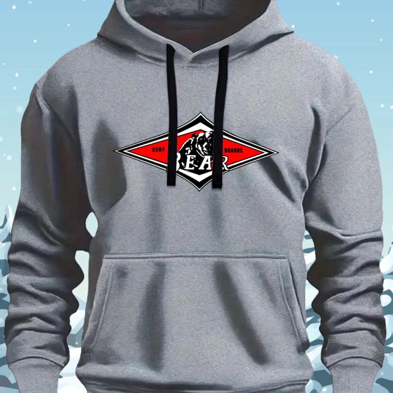 เสื้อฮู้ดลำลองสำหรับฤดูใบไม้ผล - Street Fashion Brand Logo บทวิจารณ์และราคา