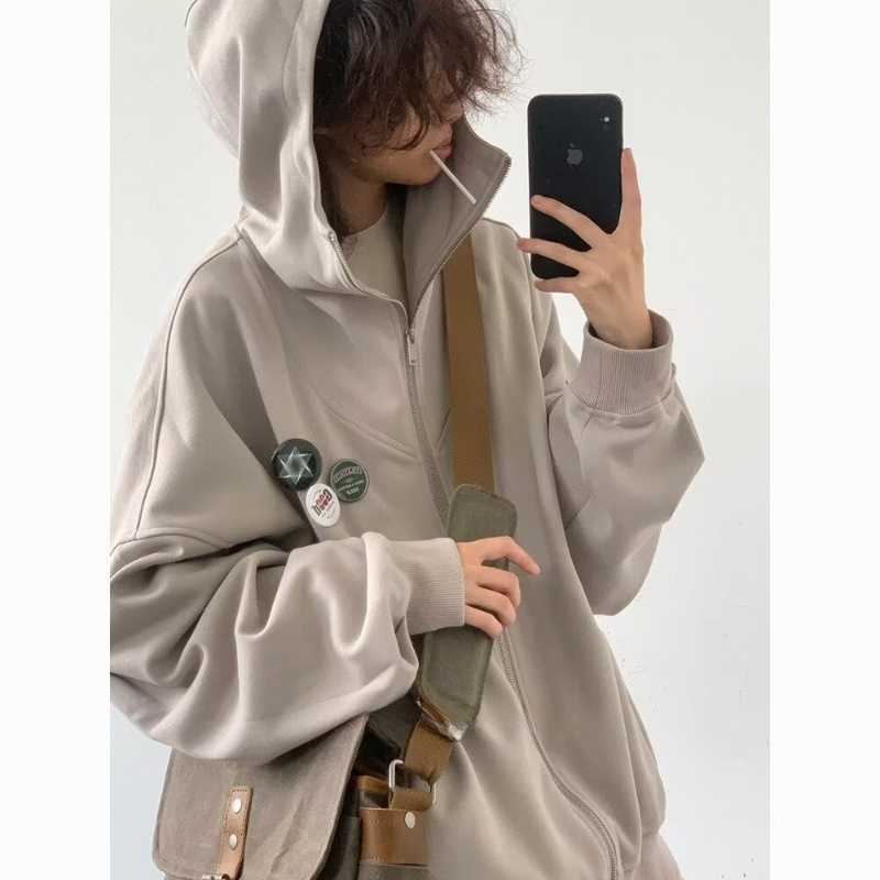 ชุดลำลองแนววิทยาลัยสำหรับฤดูใบ - Street Fashion Jacket Men บทวิจารณ์และราคา