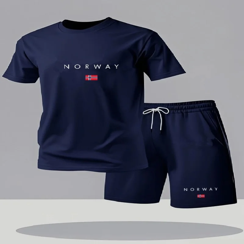 ชุดเซ็ต 2 ชิ้น เสื้อยืดแขนสั้น - Street Fashion Shanghai บทวิจารณ์และราคา
