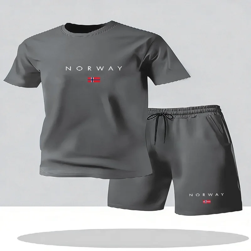ชุดเซ็ต 2 ชิ้น เสื้อยืดแขนสั้น - Street Fashion Shanghai บทวิจารณ์และราคา