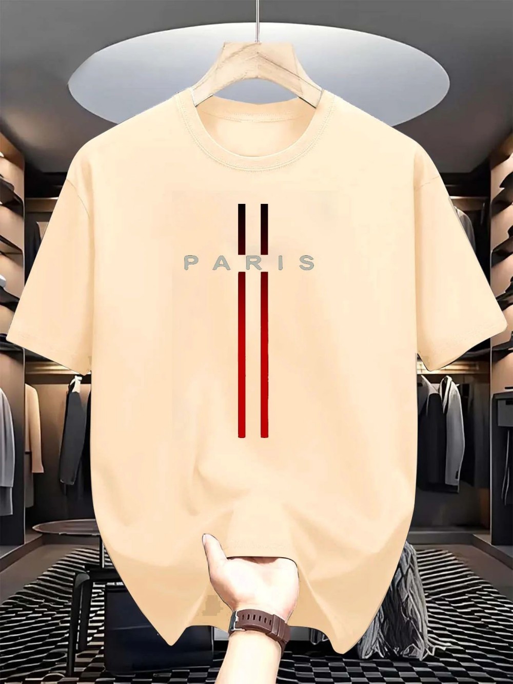 เสื้อยืดพิมพ์ลาย 3 มิติ Paris  - Street Fashion Paris บทวิจารณ์และราคา