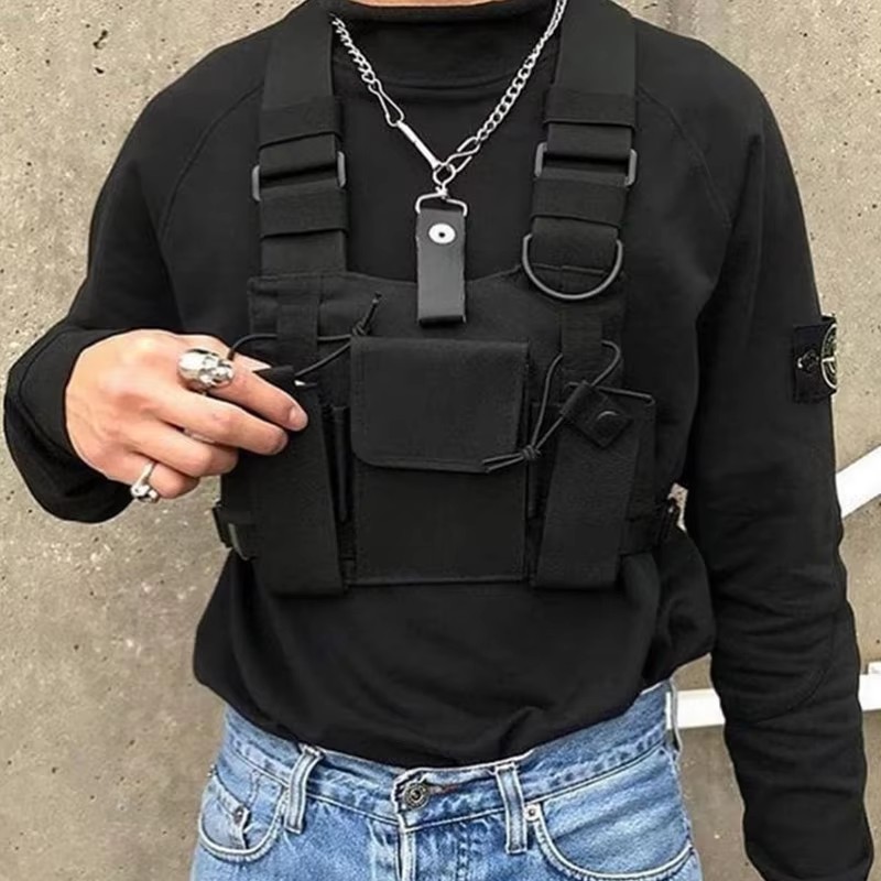 อเนกประสงค์ยุทธวิธีกระเป๋าผู้ห - Street Fashion Baggy บทวิจารณ์และราคา