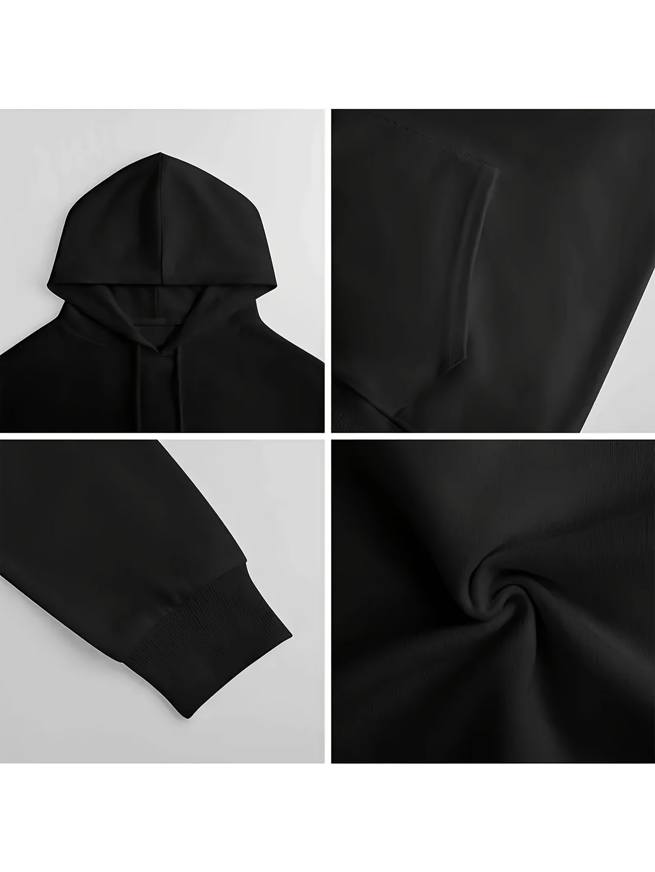 เสื้อฮู้ดดี้สีดำสำหรับผู้ชาย ล - Street Fashion Theme บทวิจารณ์และราคา
