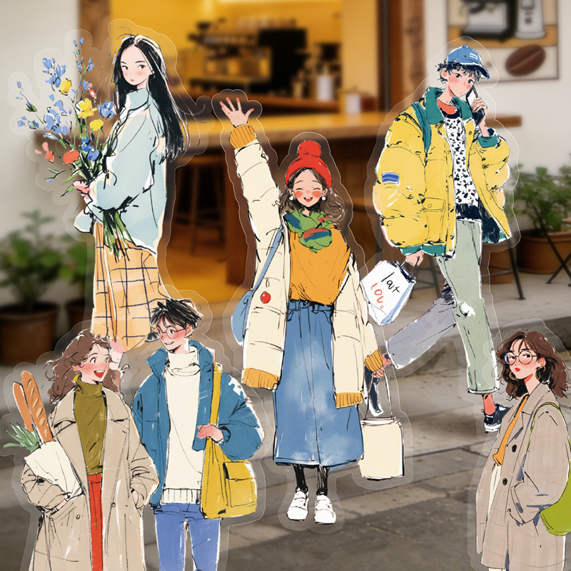 สติกเกอร์ธีมชุดแฟชั่นสาวๆ 20 ช - Street Fashion Theme บทวิจารณ์และราคา