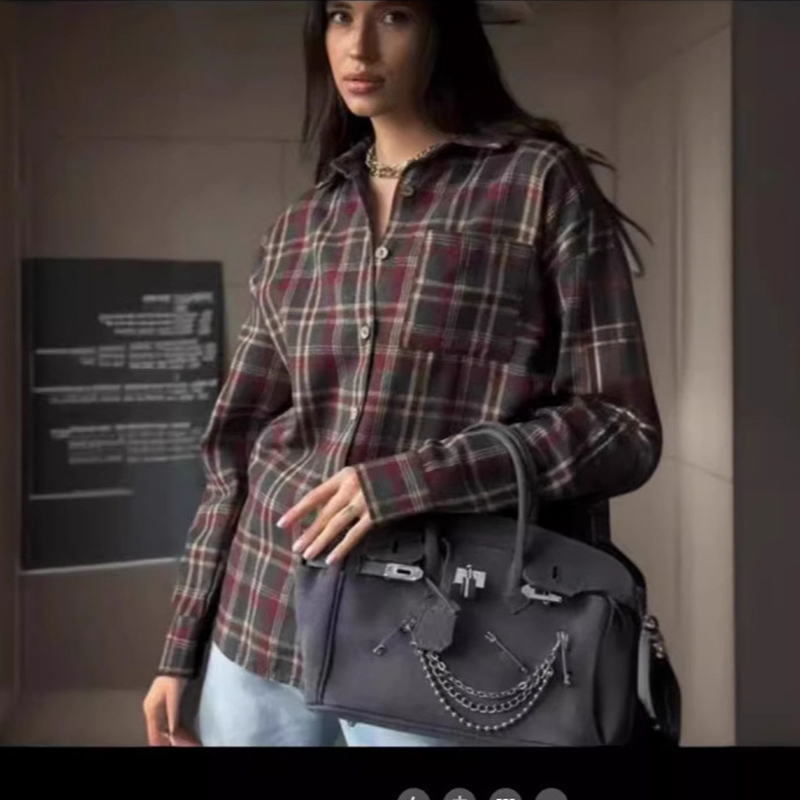 2025 แฟชั่นBaggyลายสก๊อตสตรีเส - Street Fashion Baggy บทวิจารณ์และราคา