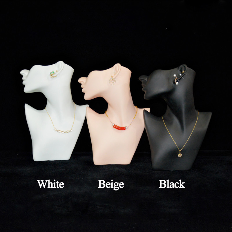 หัวหุ่นครึ่งหน้าสีขาวสำหรับโชว - Street Fashion Earrings บทวิจารณ์และราคา