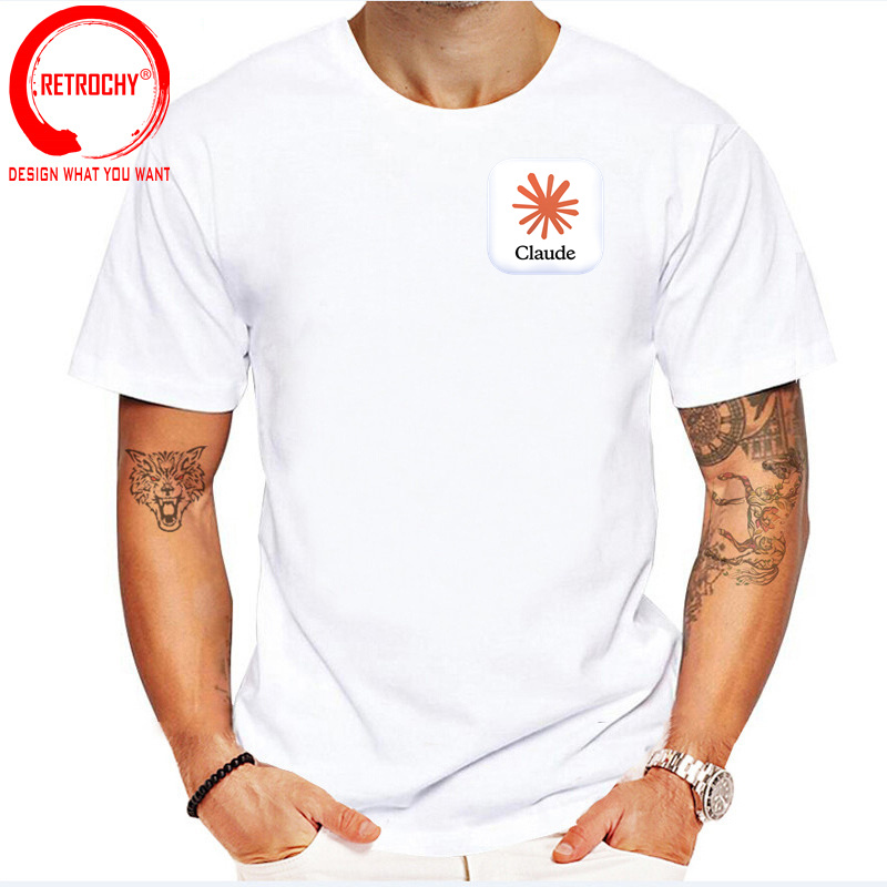 เสื้อยืด Claude AI ลายโลโก้ เส - Street Fashion Brand Logo บทวิจารณ์และราคา