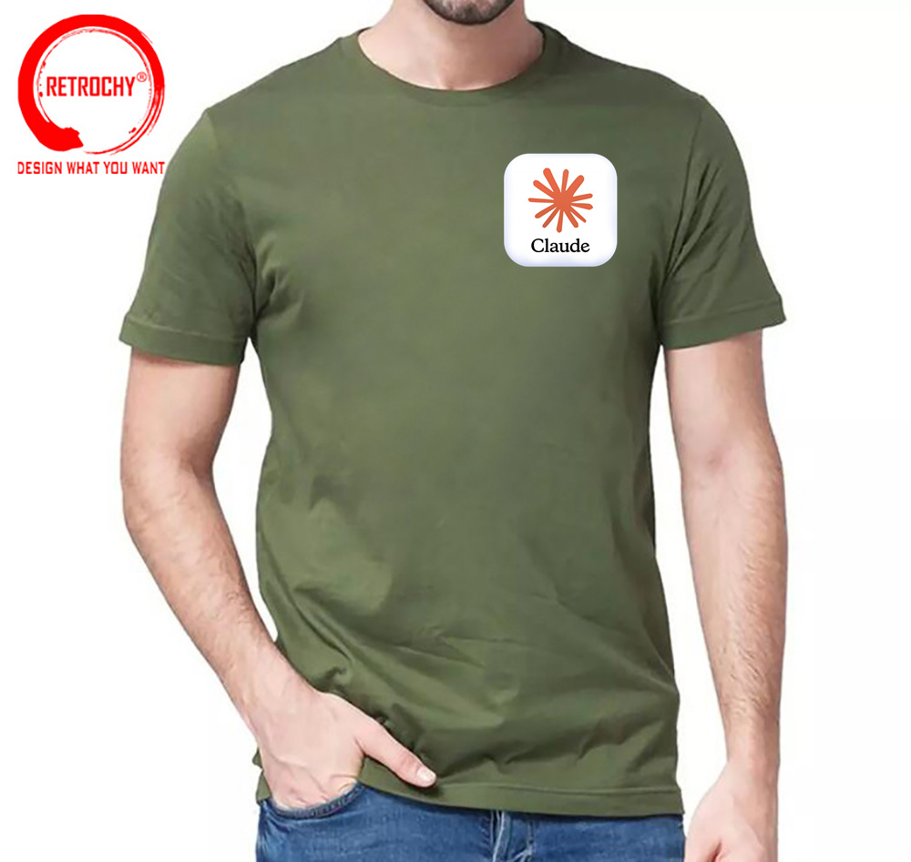 เสื้อยืด Claude AI ลายโลโก้ เส - Street Fashion Brand Logo บทวิจารณ์และราคา