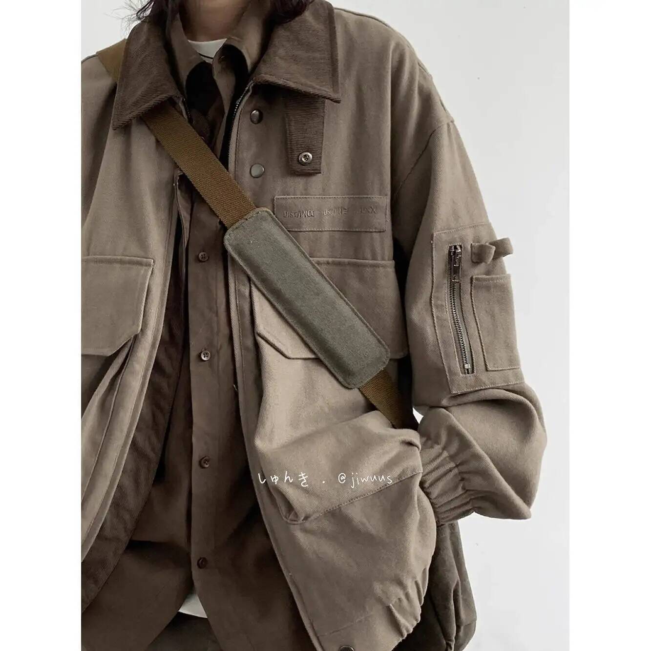 ผู้ชายแจ็คเก็ตฤดูใบไม้ผลิฤดูใบ - Street Fashion Jacket Men บทวิจารณ์และราคา