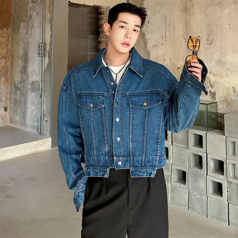 LUZHEN บุคลิกภาพ DENIM เสื้อแจ - Street Fashion Jacket Men บทวิจารณ์และราคา