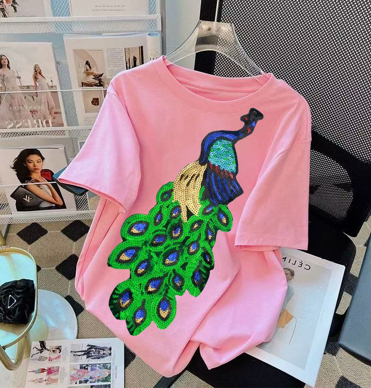 เกาหลีแฟชั่นสีชมพูเย็บปักถักร้ - Street Fashion Shanghai บทวิจารณ์และราคา