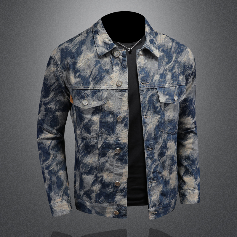 2025 ฤดูใบไม้ผลิVINTAGE DENIMแ - Street Fashion Jacket Men บทวิจารณ์และราคา