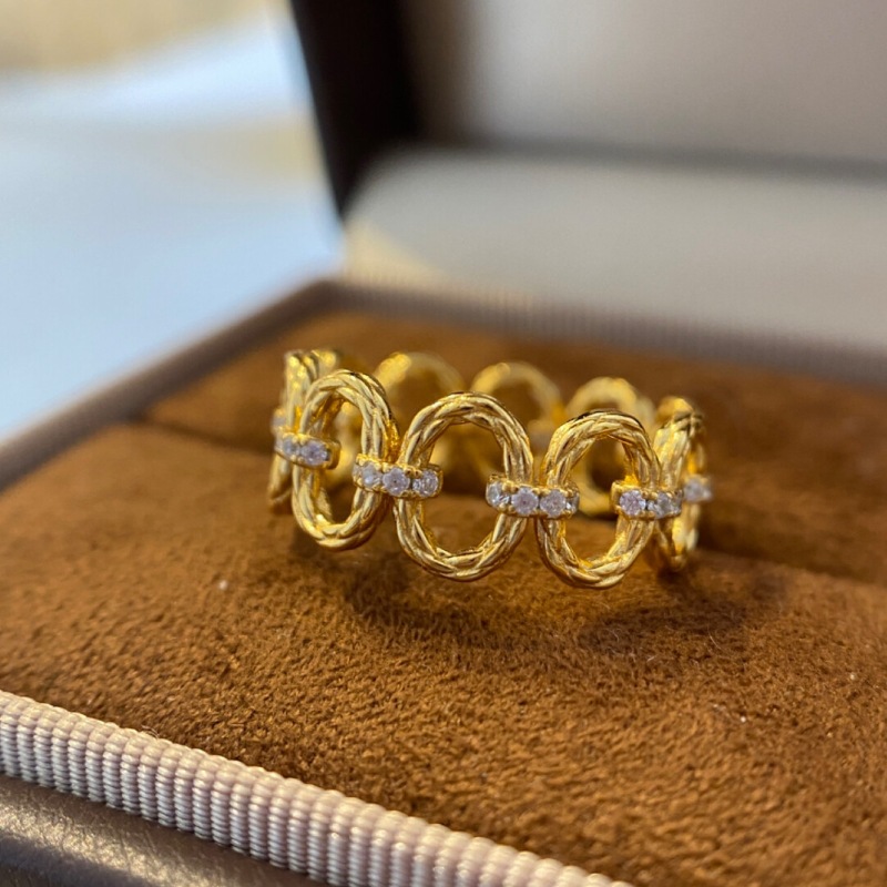 Minimalist hip-hop สไตล์ Hollo - Street Fashion Rings บทวิจารณ์และราคา