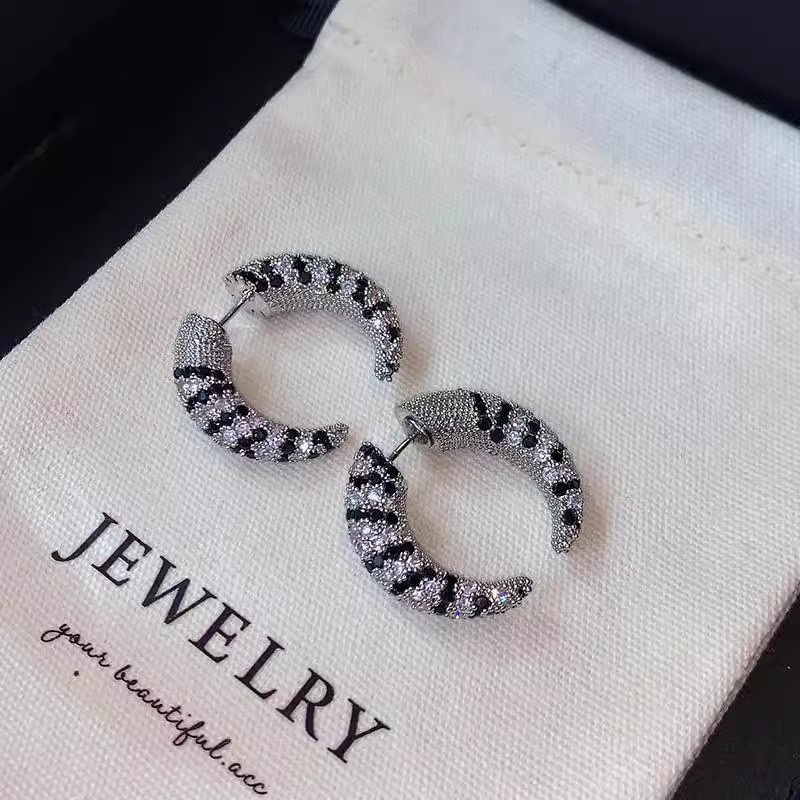 Vintage ด้านหน้าด้านหลัง Zirco - Street Fashion Earrings บทวิจารณ์และราคา