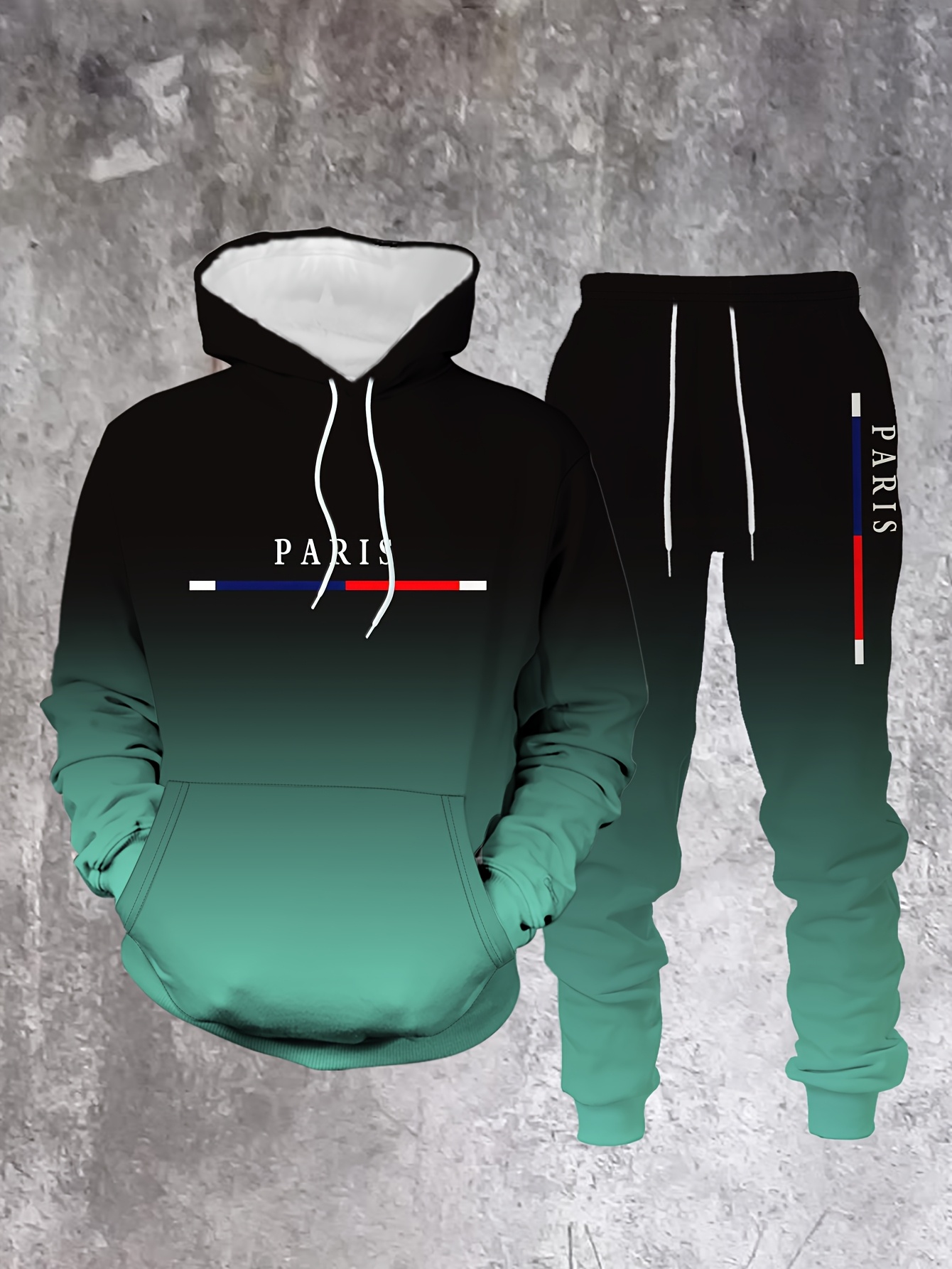 ชุดวอร์มลายไล่สีสไตล์ปารีส แฟช - Street Fashion Paris บทวิจารณ์และราคา