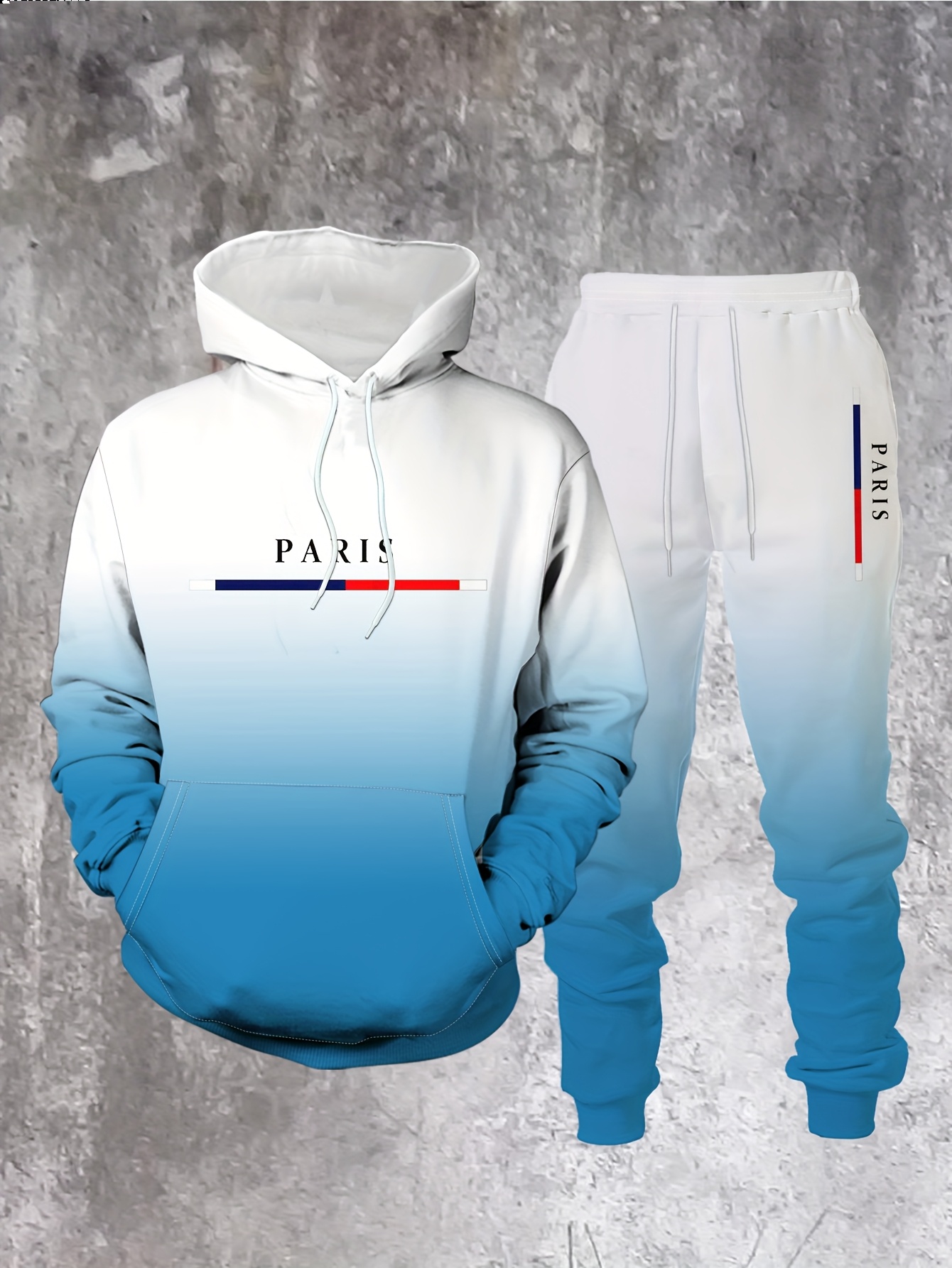 ชุดวอร์มลายไล่สีสไตล์ปารีส แฟช - Street Fashion Paris บทวิจารณ์และราคา