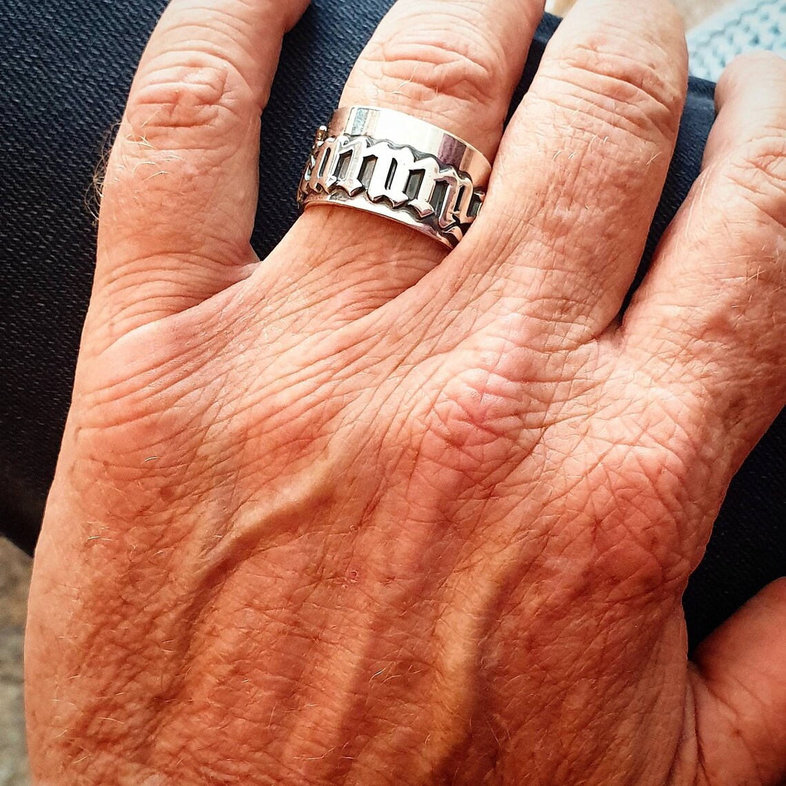 12MM Men' Gothic แหวนส่วนบุคคล - Street Fashion Rings บทวิจารณ์และราคา
