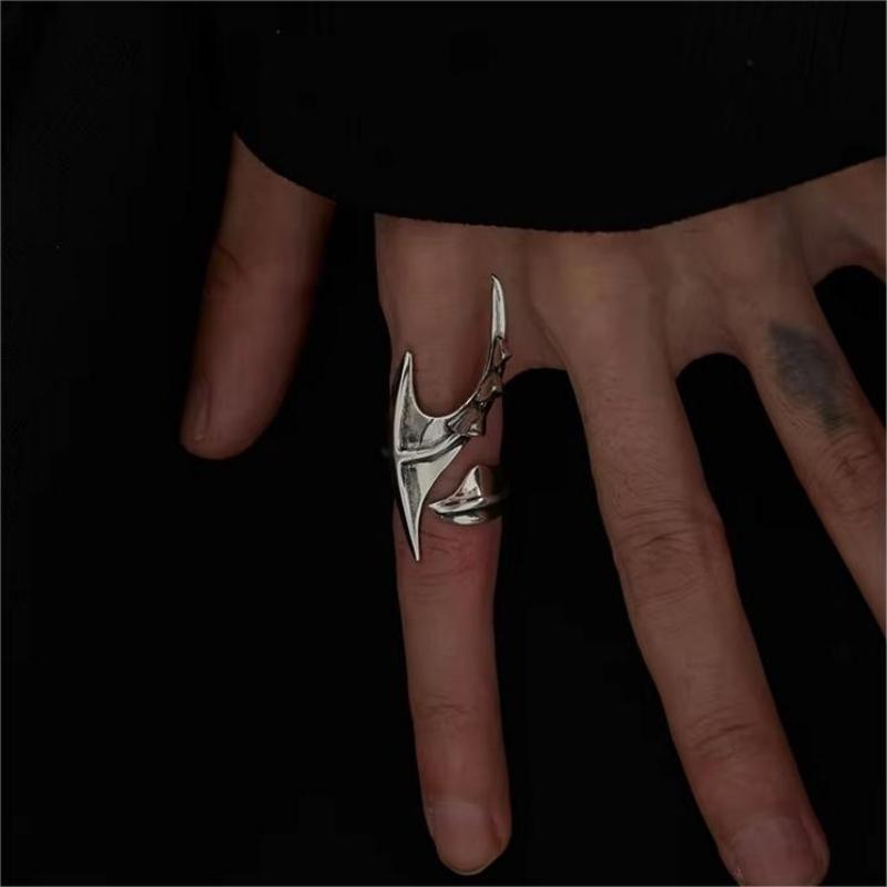 แหวนไซเบอร์พังก์เอเลี่ยนทรงไม่ - Street Fashion Rings บทวิจารณ์และราคา